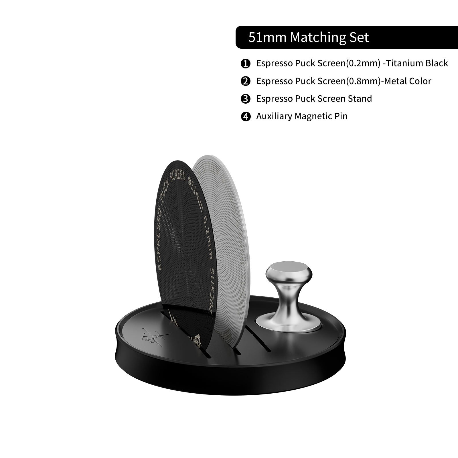 MHW-3BOMBER Espresso Puck Screen Stand 51-58 mm
