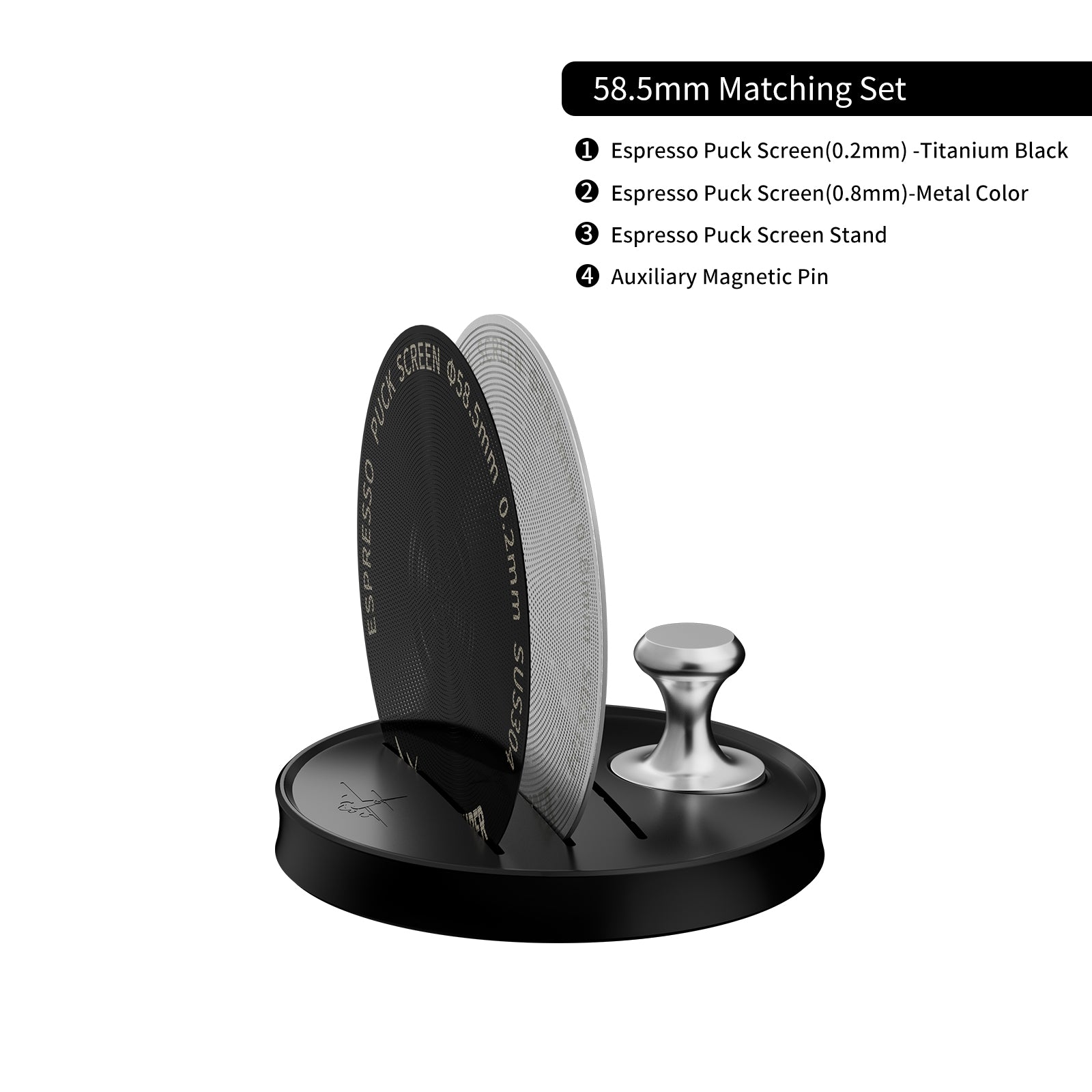 MHW-3BOMBER Espresso Puck Screen Stand 51-58 mm