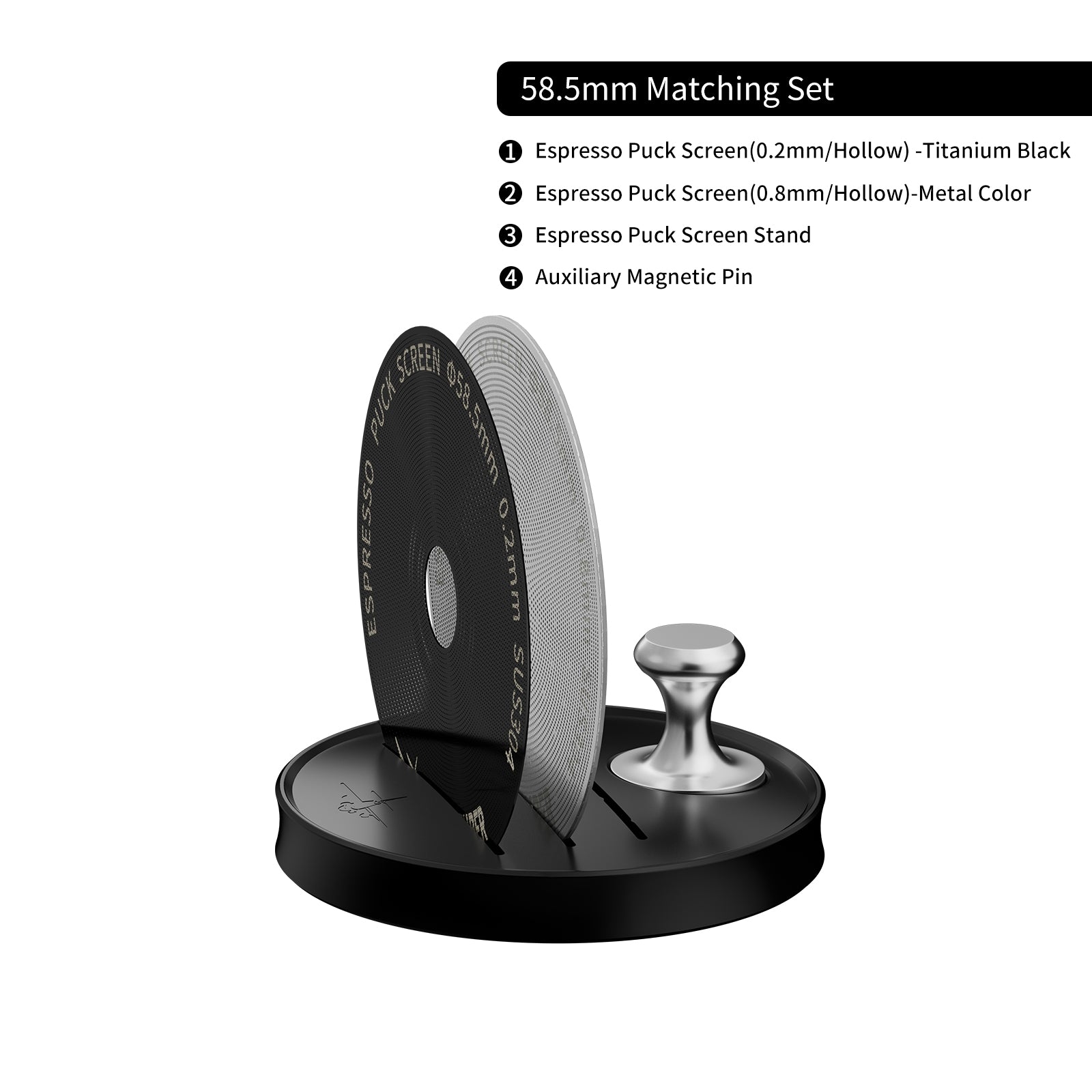 MHW-3BOMBER Espresso Puck Screen Stand 51-58 mm