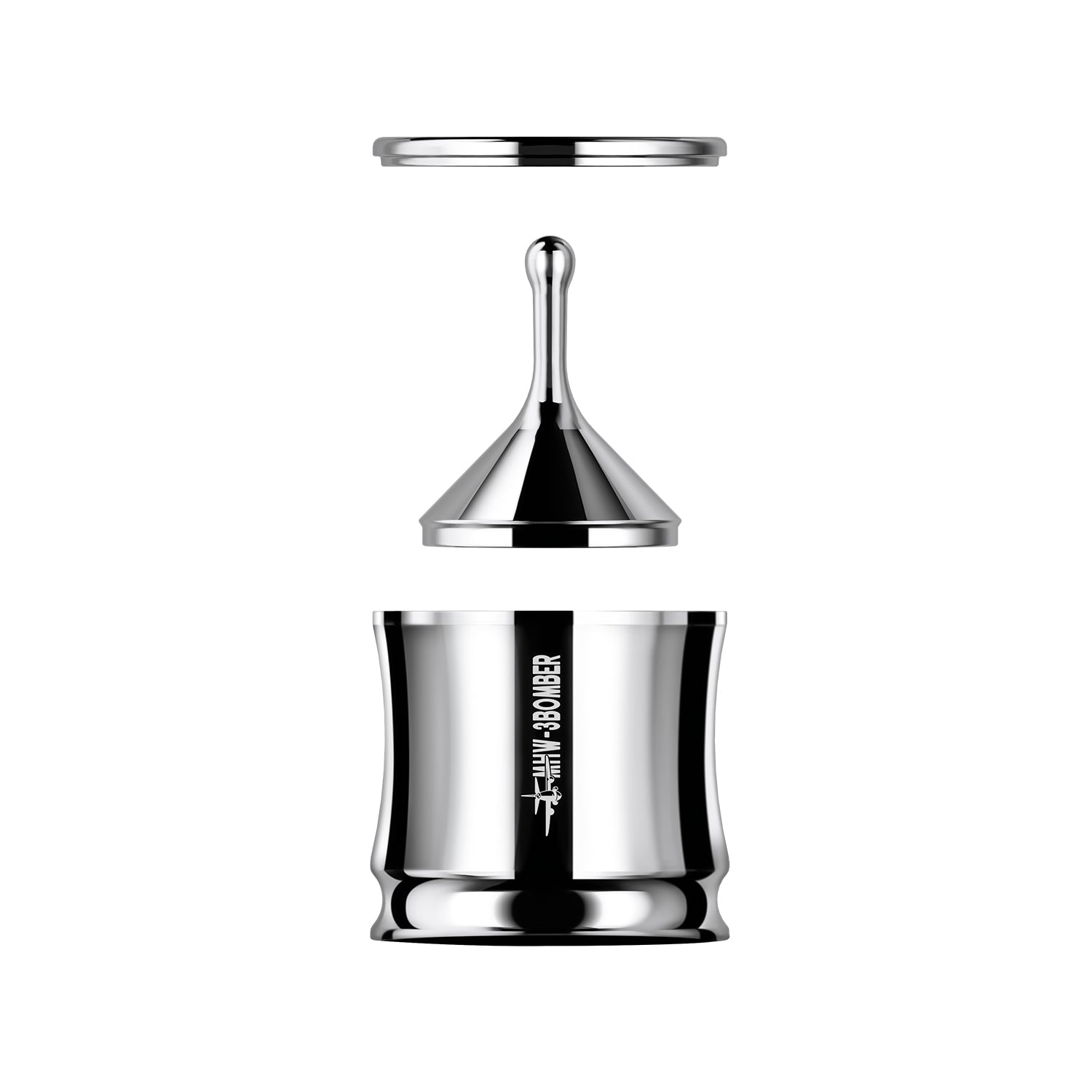 MHW-3BOMBER FlowLight SUS304 All-Metal Dosing Funnel  58mm