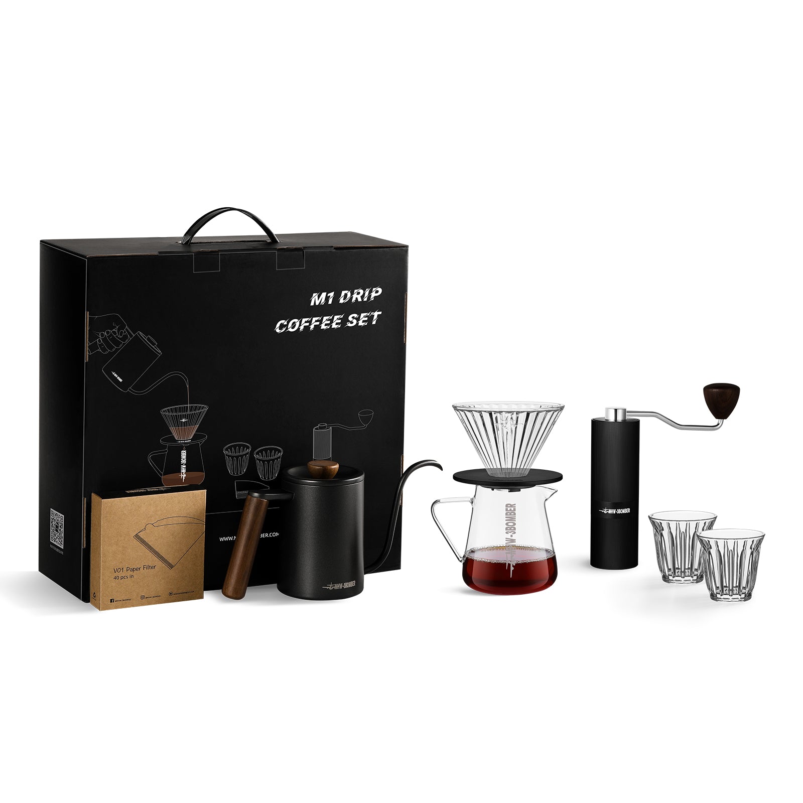 MHW-3BOMBER M1 Drip Coffee Set 7 pcs