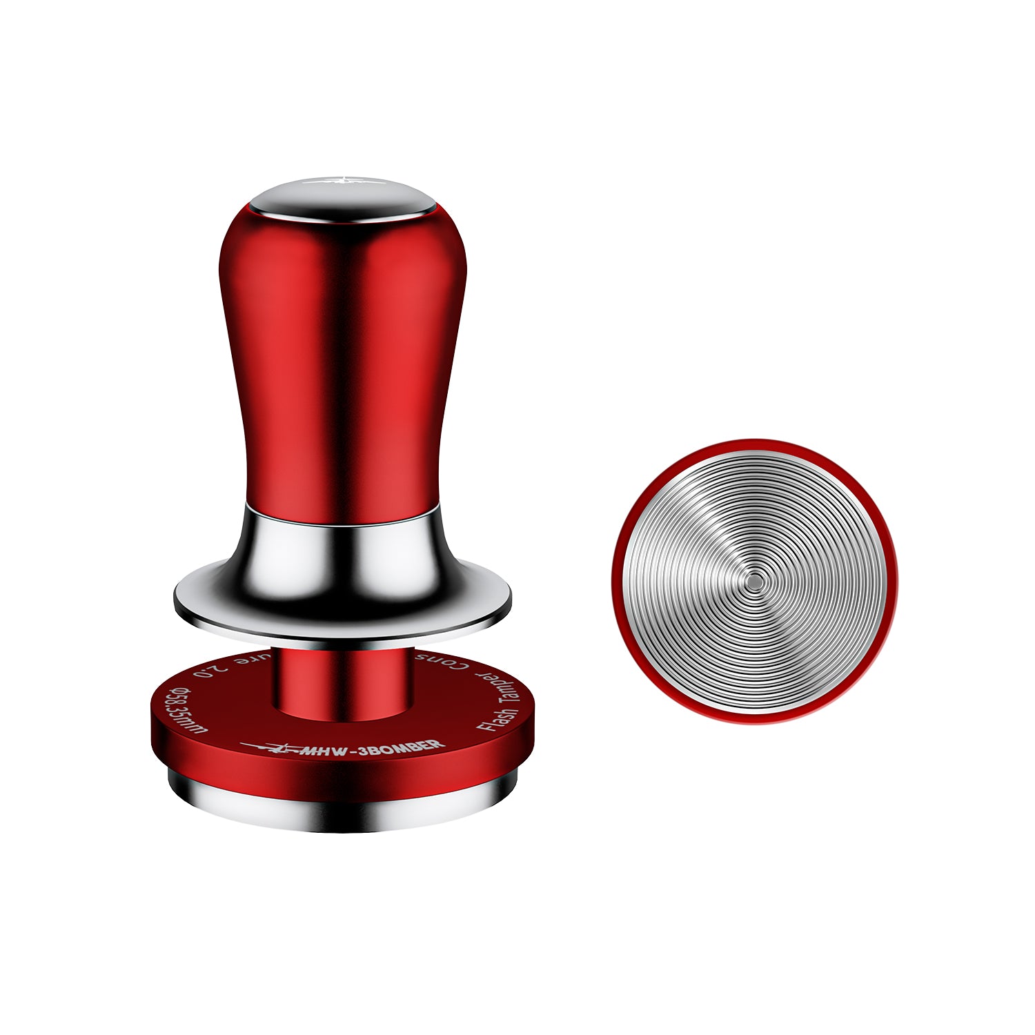 MHW-3BOMBER FlowLight Collection Constant Pressure Tamper 58.35 mm