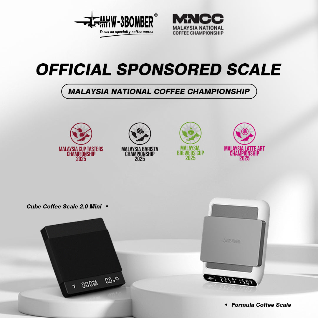 MHW-3BOMBER: Official Scale Sponsors of Malaysia National Coffee Championship 2025