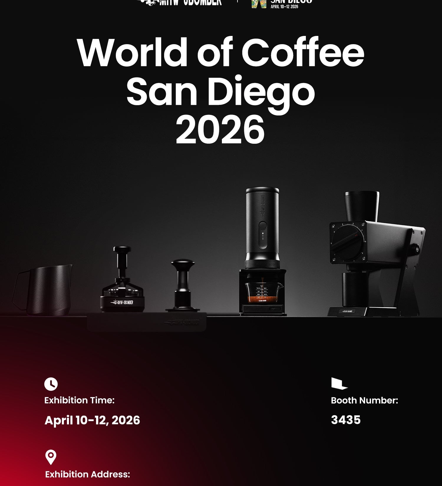 MHW-3BOMBER at World of Coffee San Diego 2026