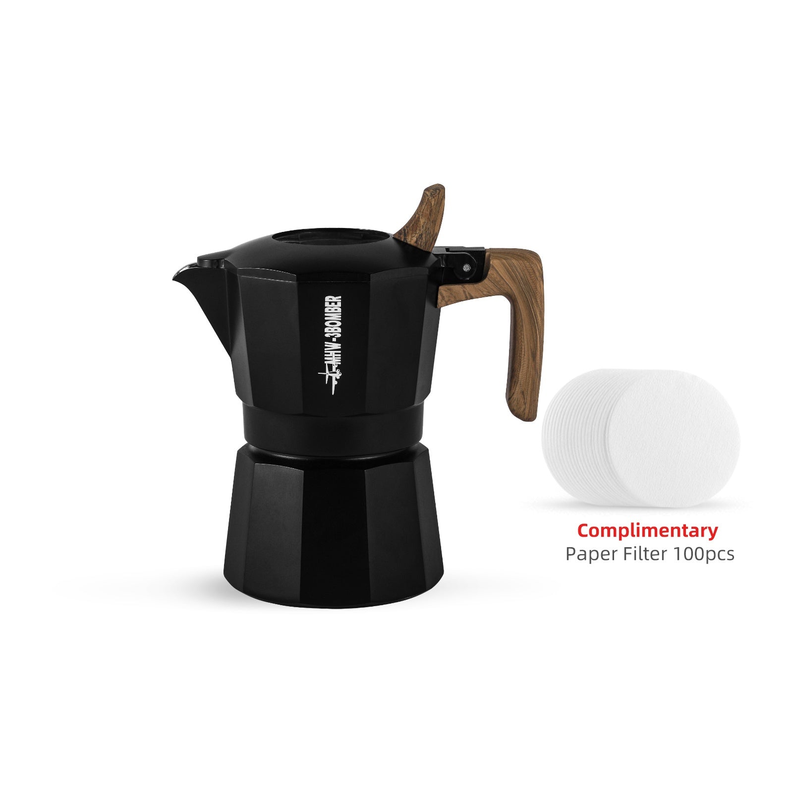 MHW-3BOMBER Double Valve Moka Pot 100ml