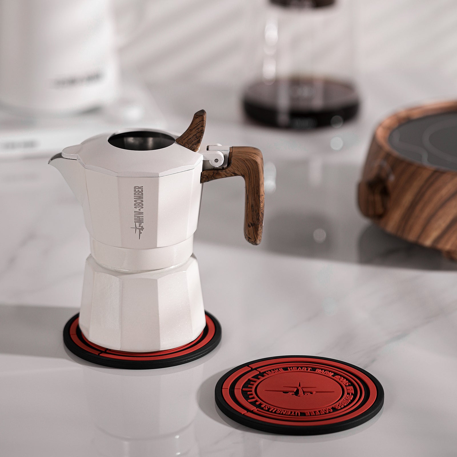 MHW-3BOMBER Moka Pot Silicon Tamper Storage Mat