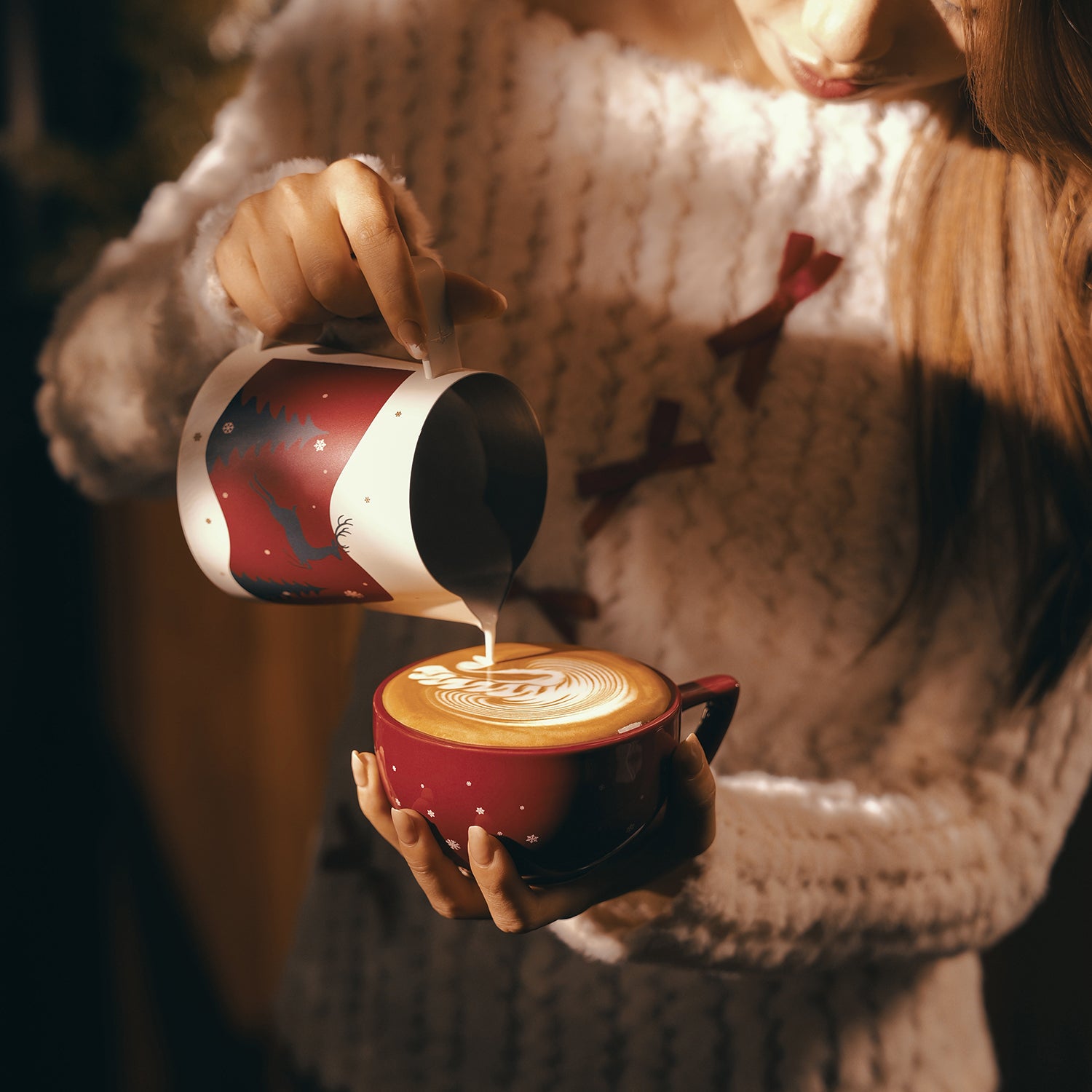 MHW-3BOMBER Christmas Latte Art Set