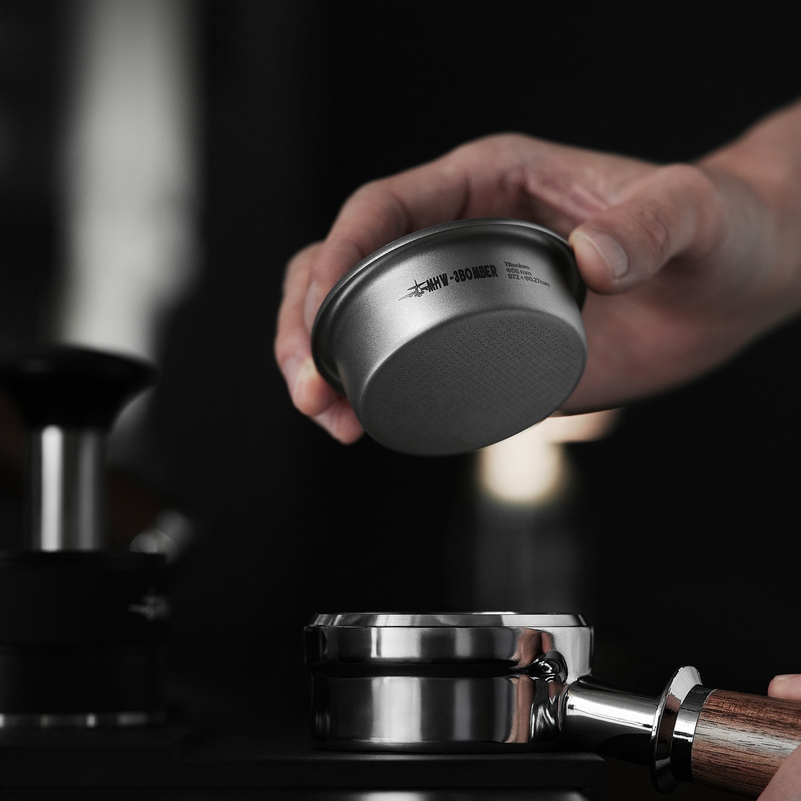 MHW-3BOMBER Titanium Filter Basket - 58mm 18g