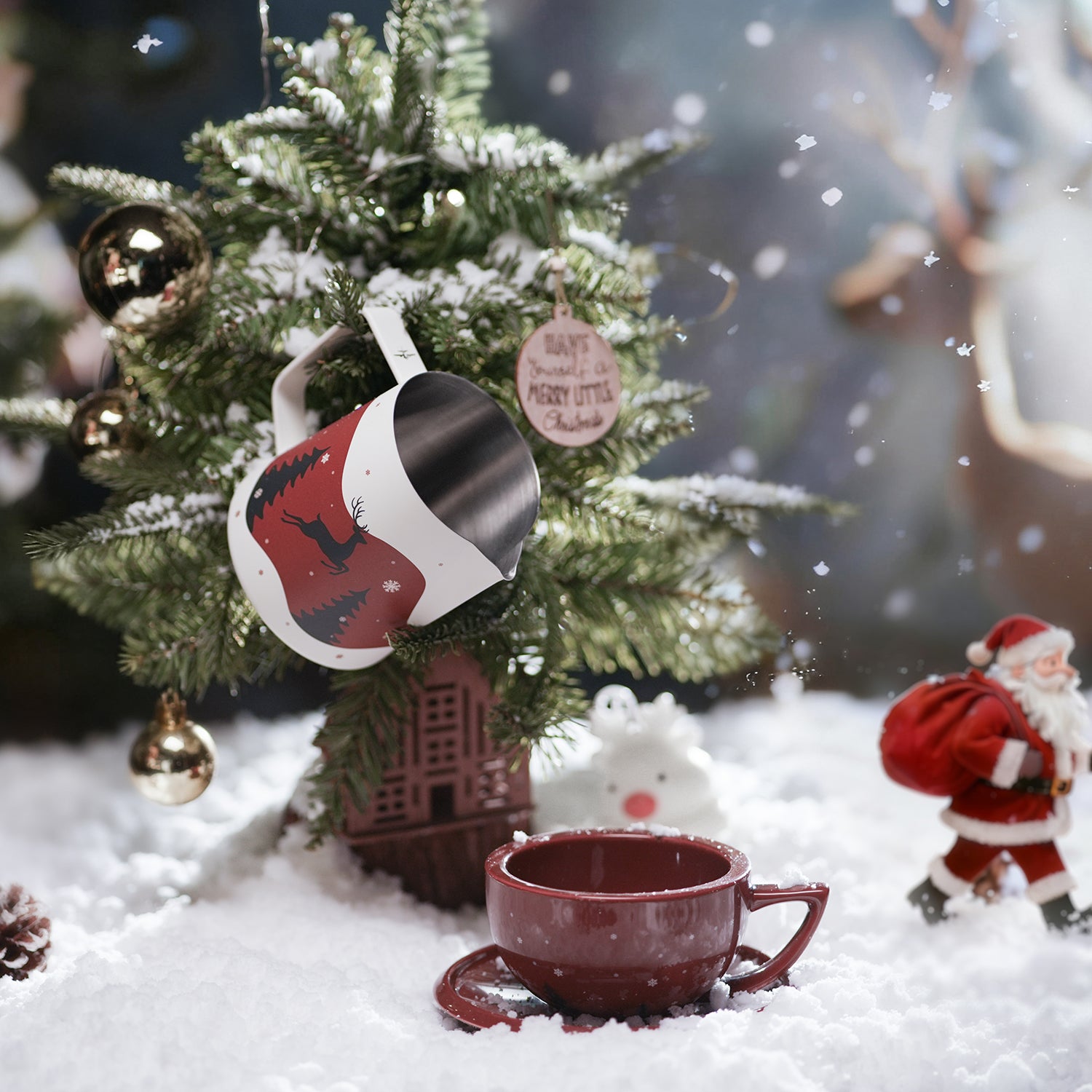 MHW-3BOMBER Christmas Latte Art Set