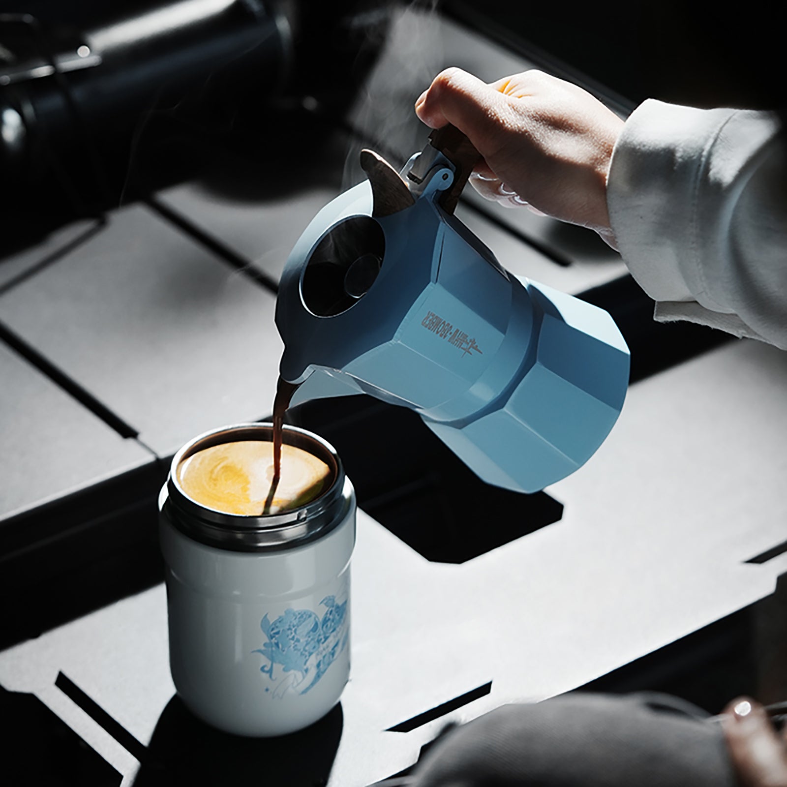 MHW-3BOMBER Double Valve Moka Pot 100ml