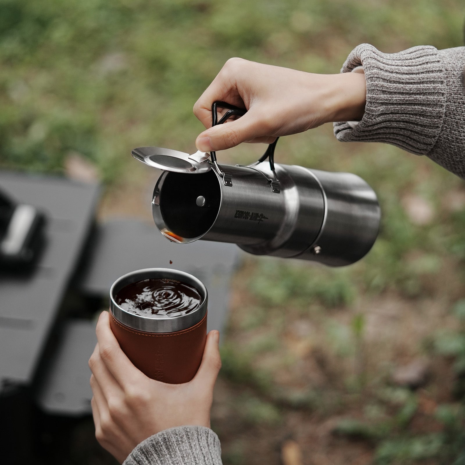 MHW-3BOMBER MET Outdoor Moka Pot