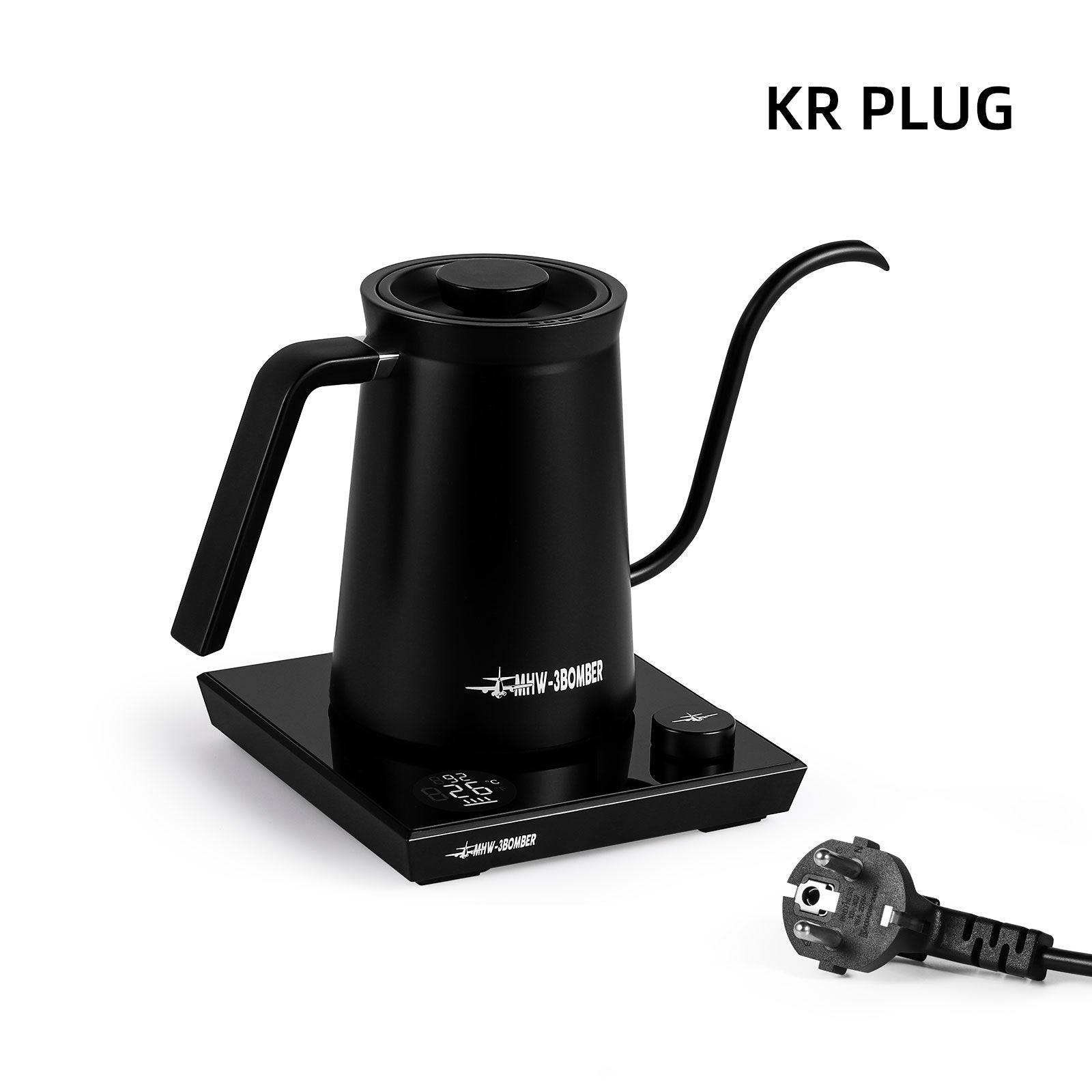 MHW-3BOMBER  Pour-Over Coffee Gooseneck Electric Kettle KR PLUG