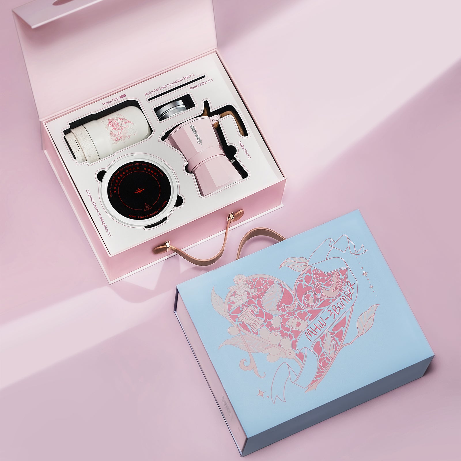 MHW-3BOMBER Flipped Moka Pot Gift Box