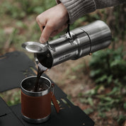 MHW-3BOMBER MET Outdoor Moka Pot