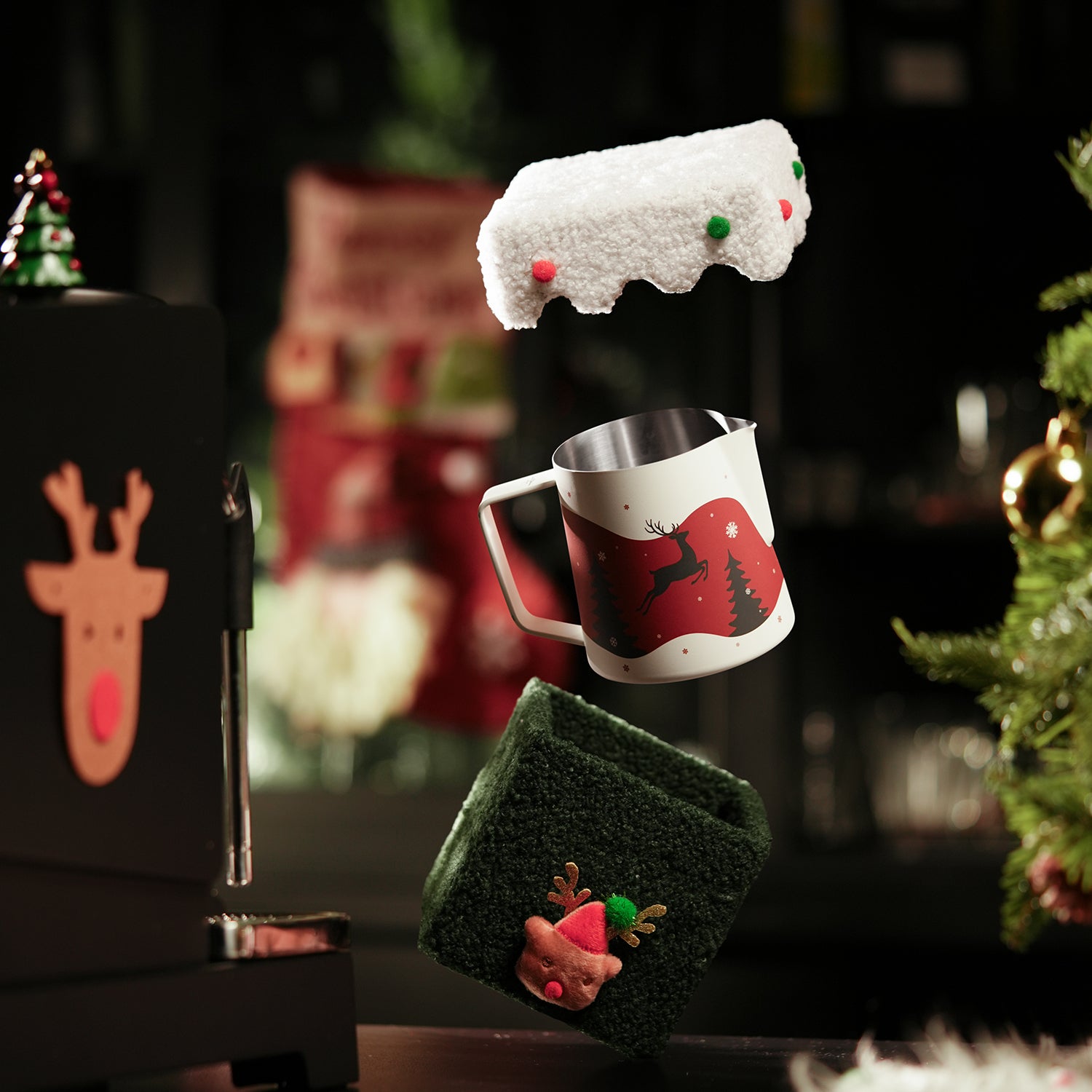 MHW-3BOMBER Christmas Latte Art Set