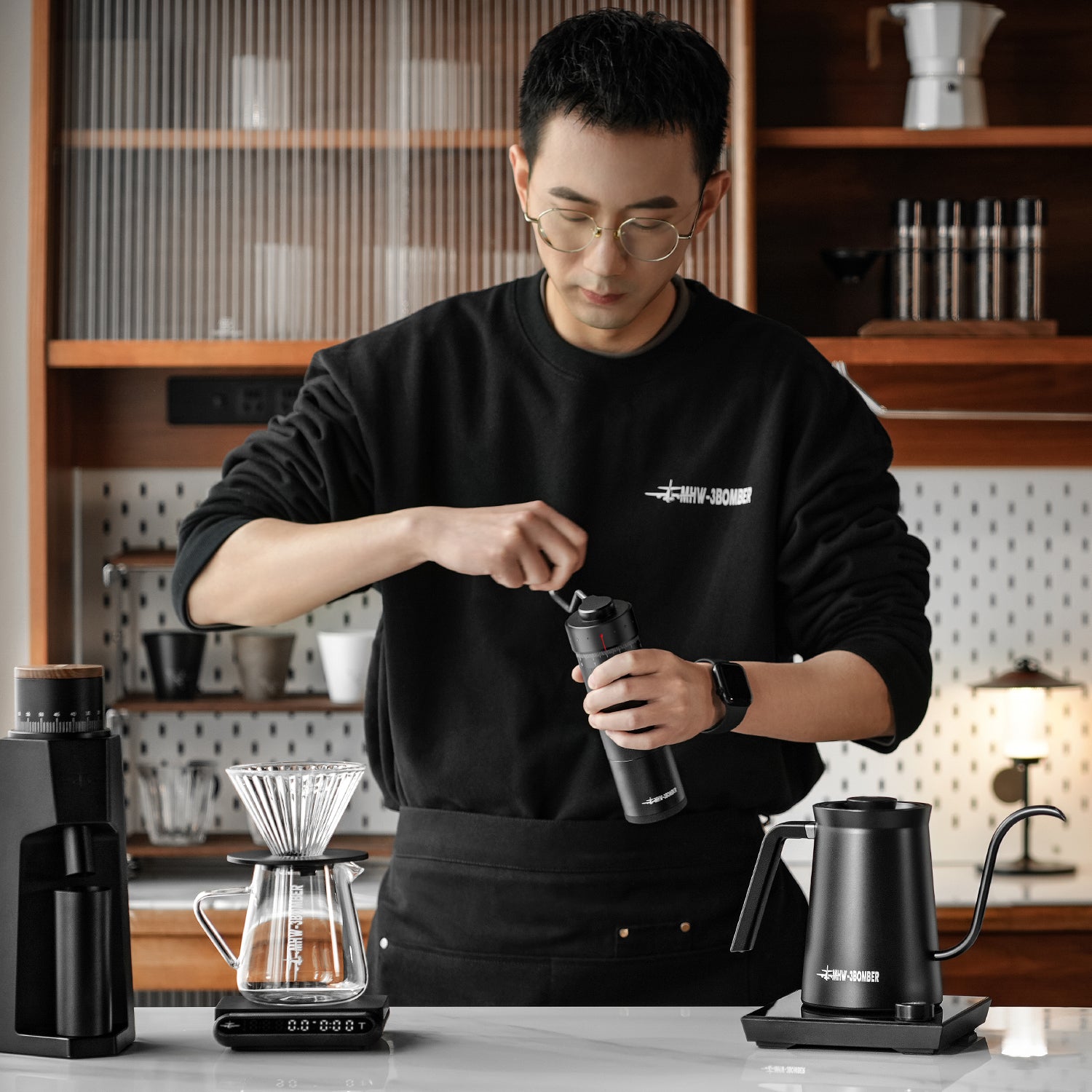 MHW-3BOMBER Precision R3 Pro Manual Coffee Grinder