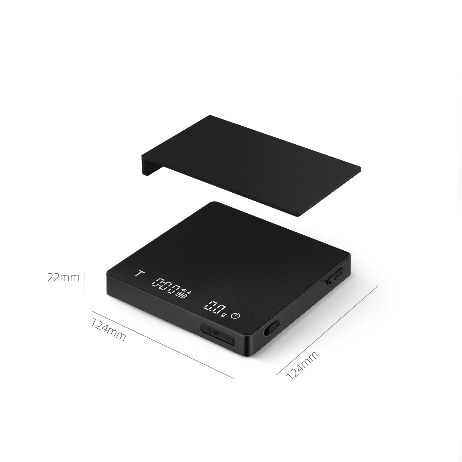 MHW-3BOMBER Espresso Scale Cube Coffee Scale 2.0