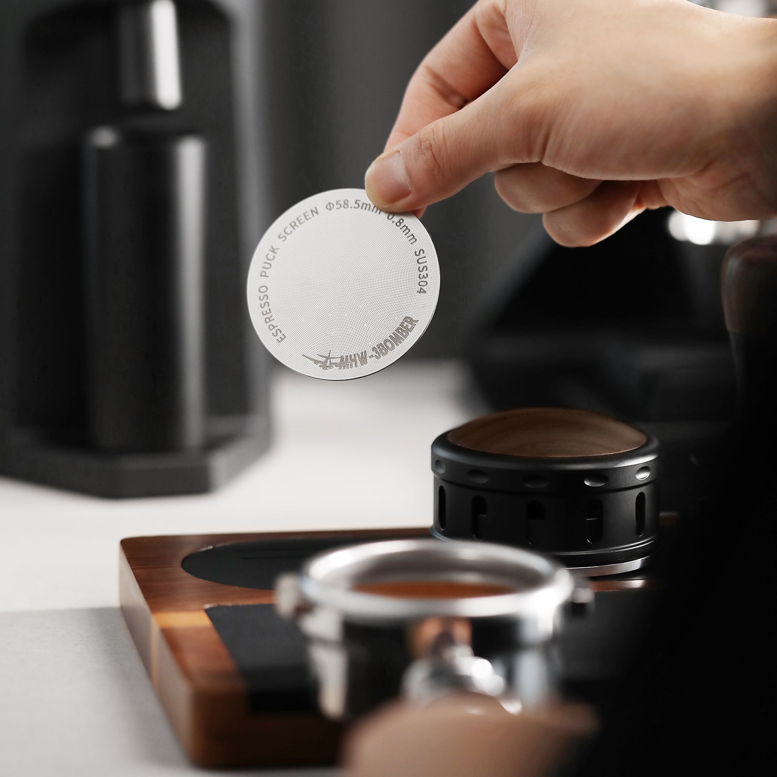 espresso puck screen