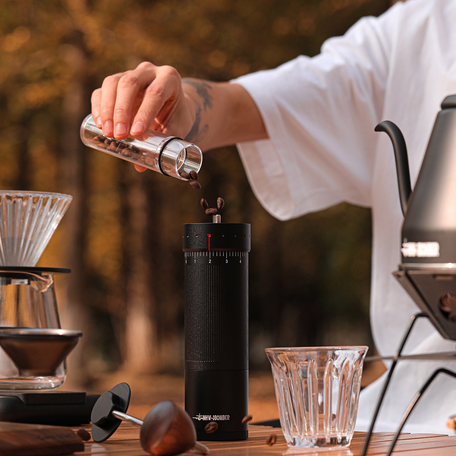 MHW-3BOMBER Blade R3 Manual Coffee Grinder