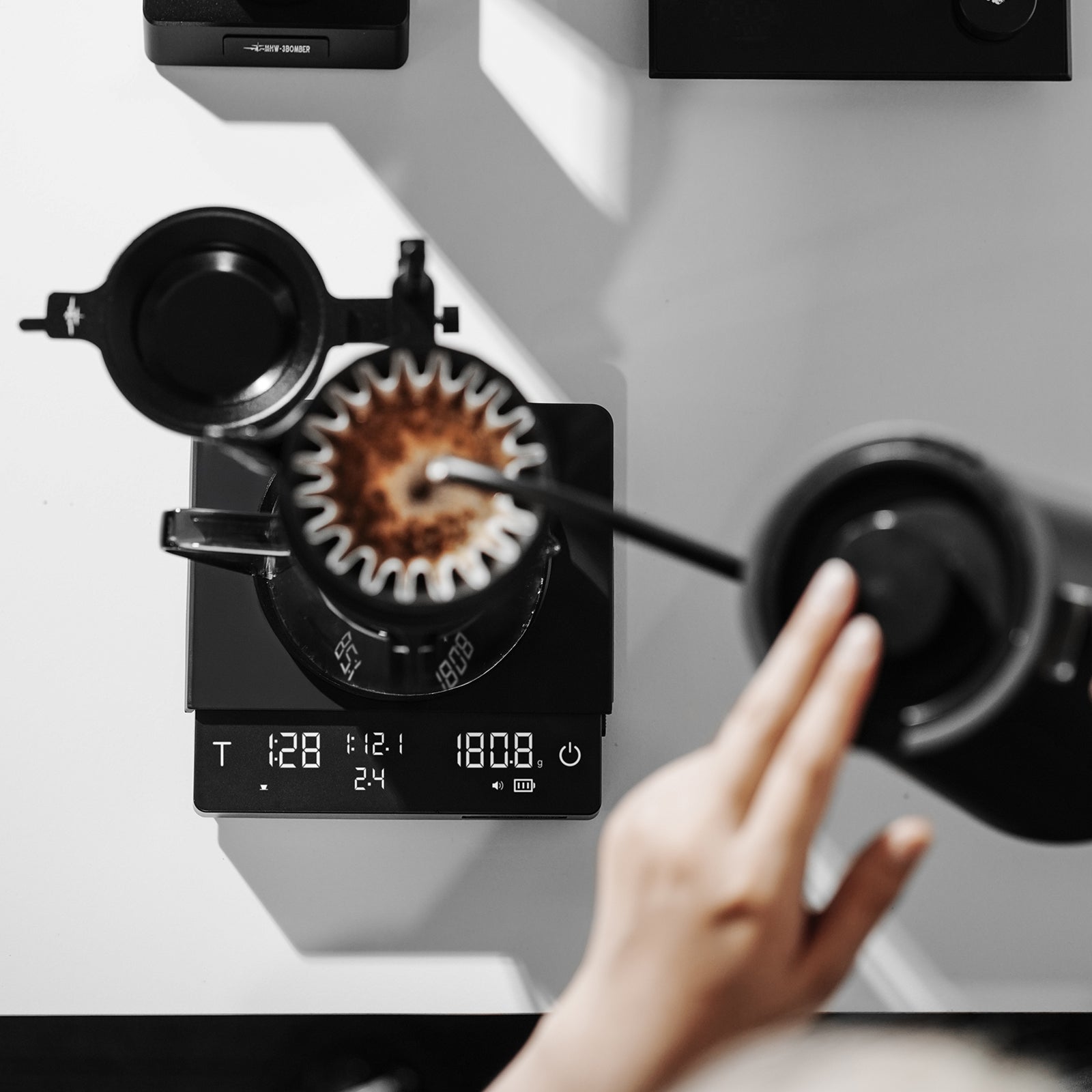 MHW-3BOMBER Cube Coffee Scale 3.0 Pro Max