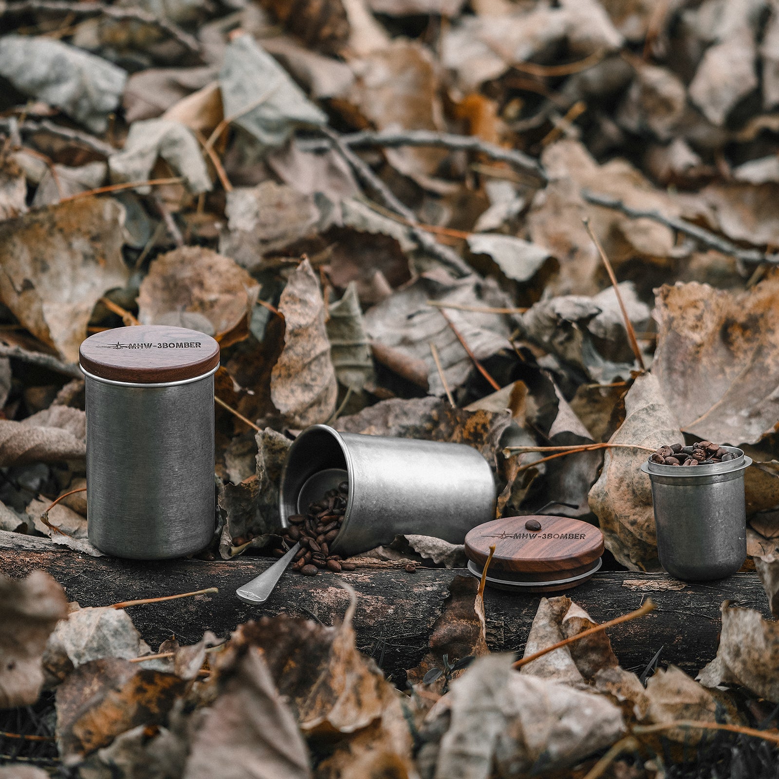 MHW-3BOMBER Stainless Steel Sealed Canister Silver pot