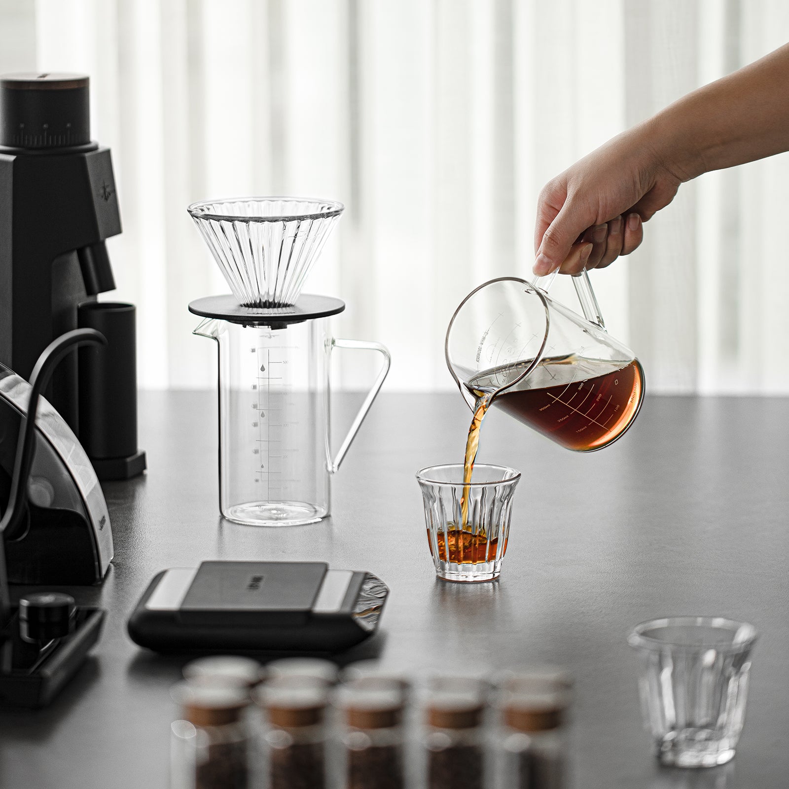 Glass Coffee Server