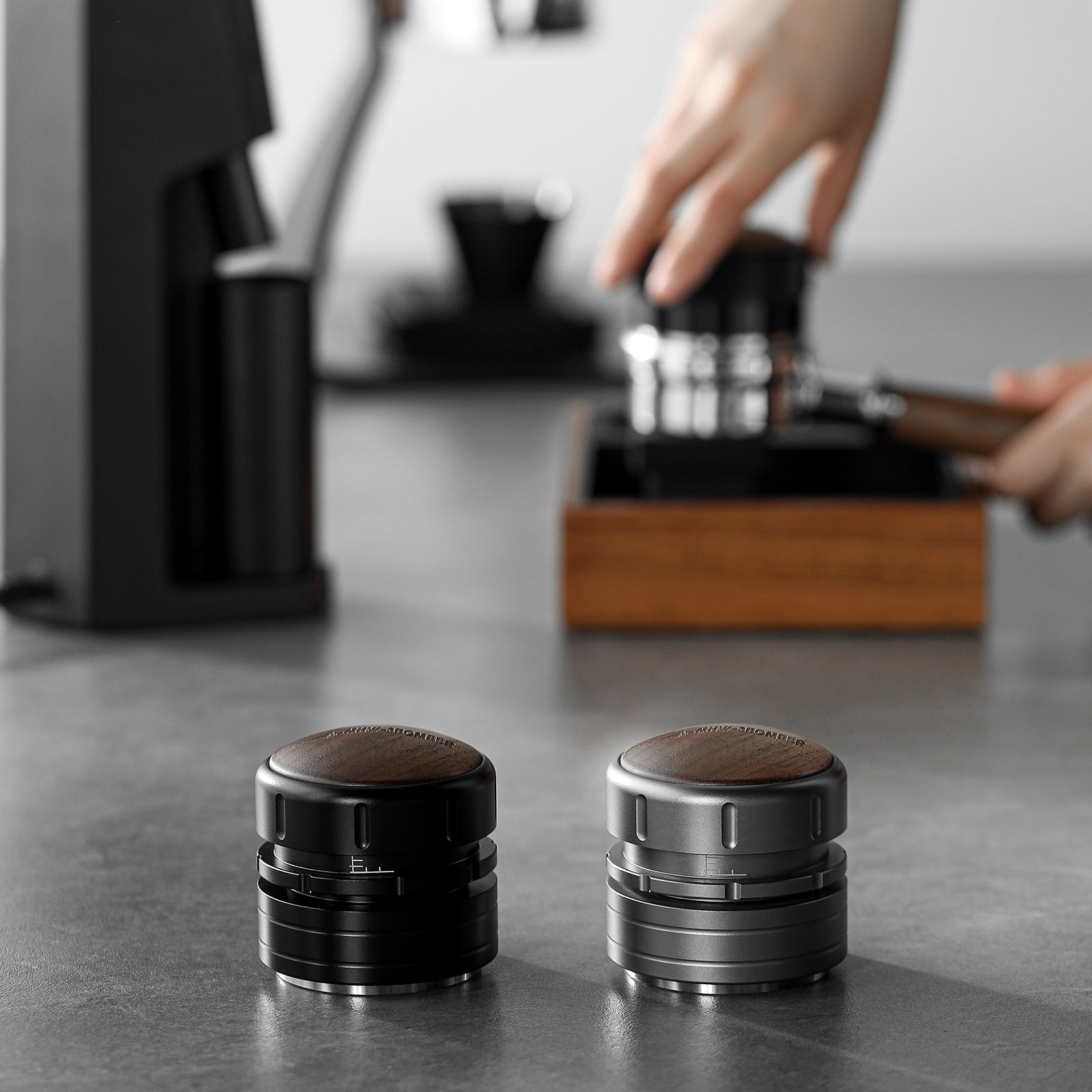 MHW-3BOMBER Slow Rebound Coffee Tamper