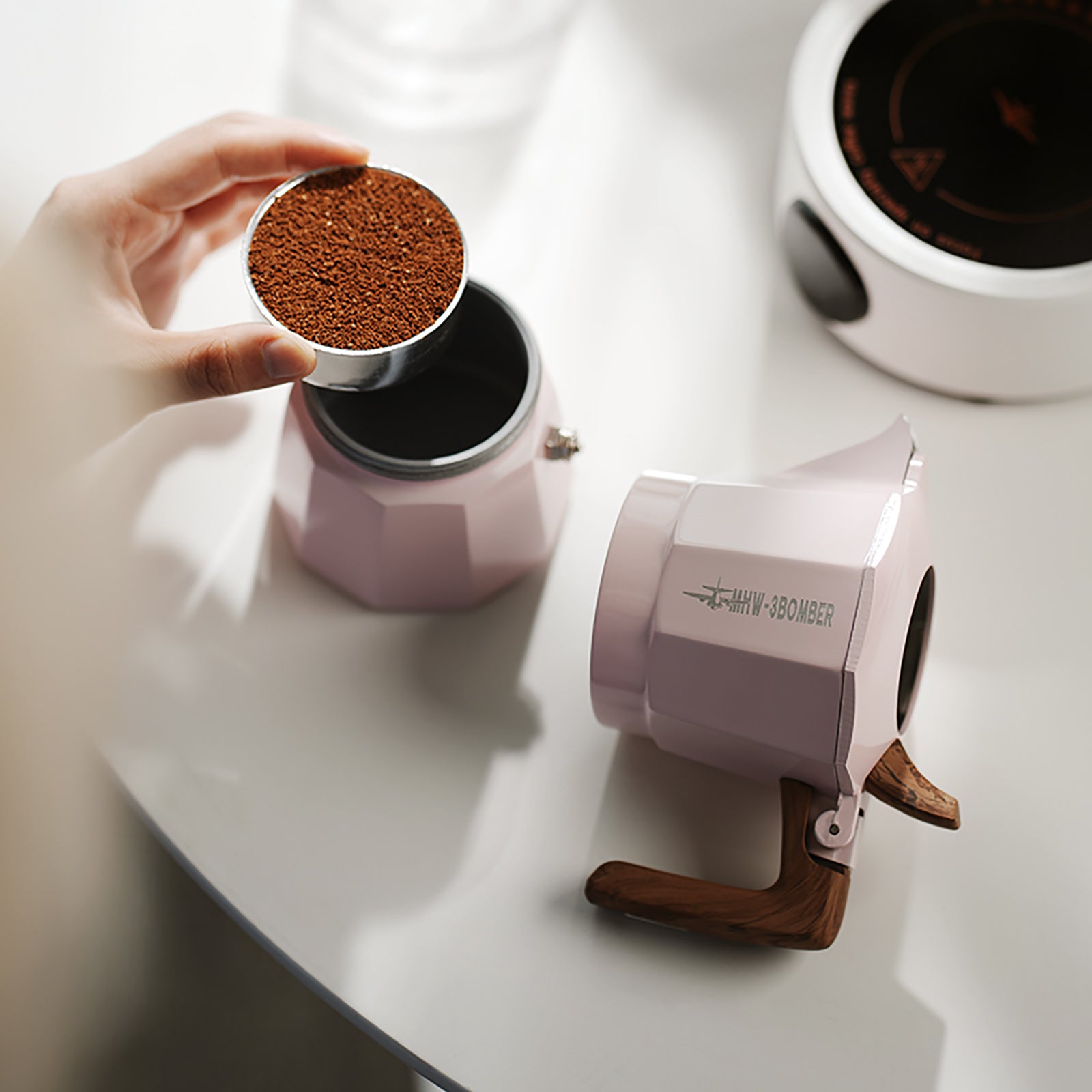 MHW-3BOMBER Double Valve Moka Pot 100ml