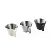 MHW-3BOMBER Stainless Steel Measuring Cup Double Spout Triple Pitcher Milk Cup