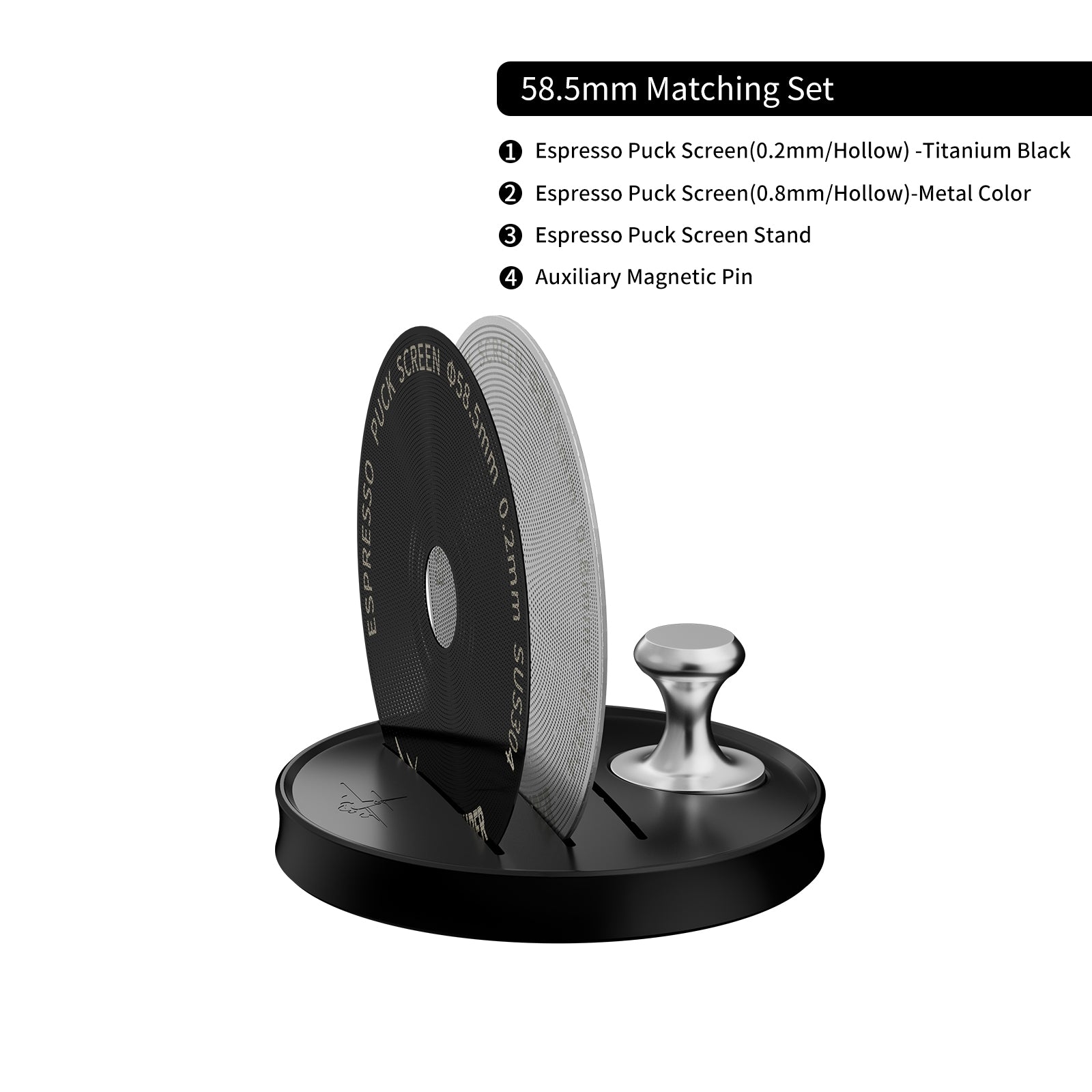 MHW-3BOMBER Espresso Puck Screen Stand 51-58mm