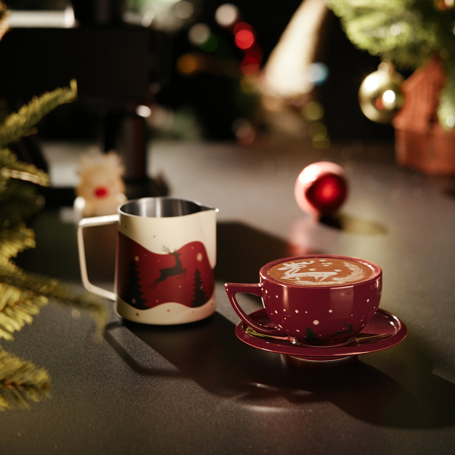 MHW-3BOMBER Christmas Latte Art Set