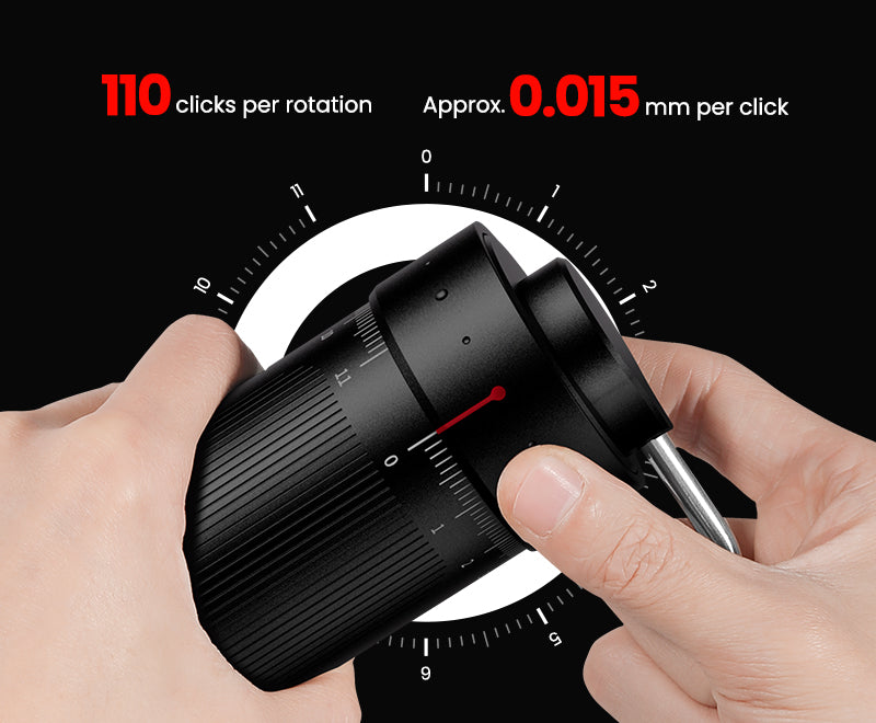 External Digital Adjustment Ring for Fine-Tuning