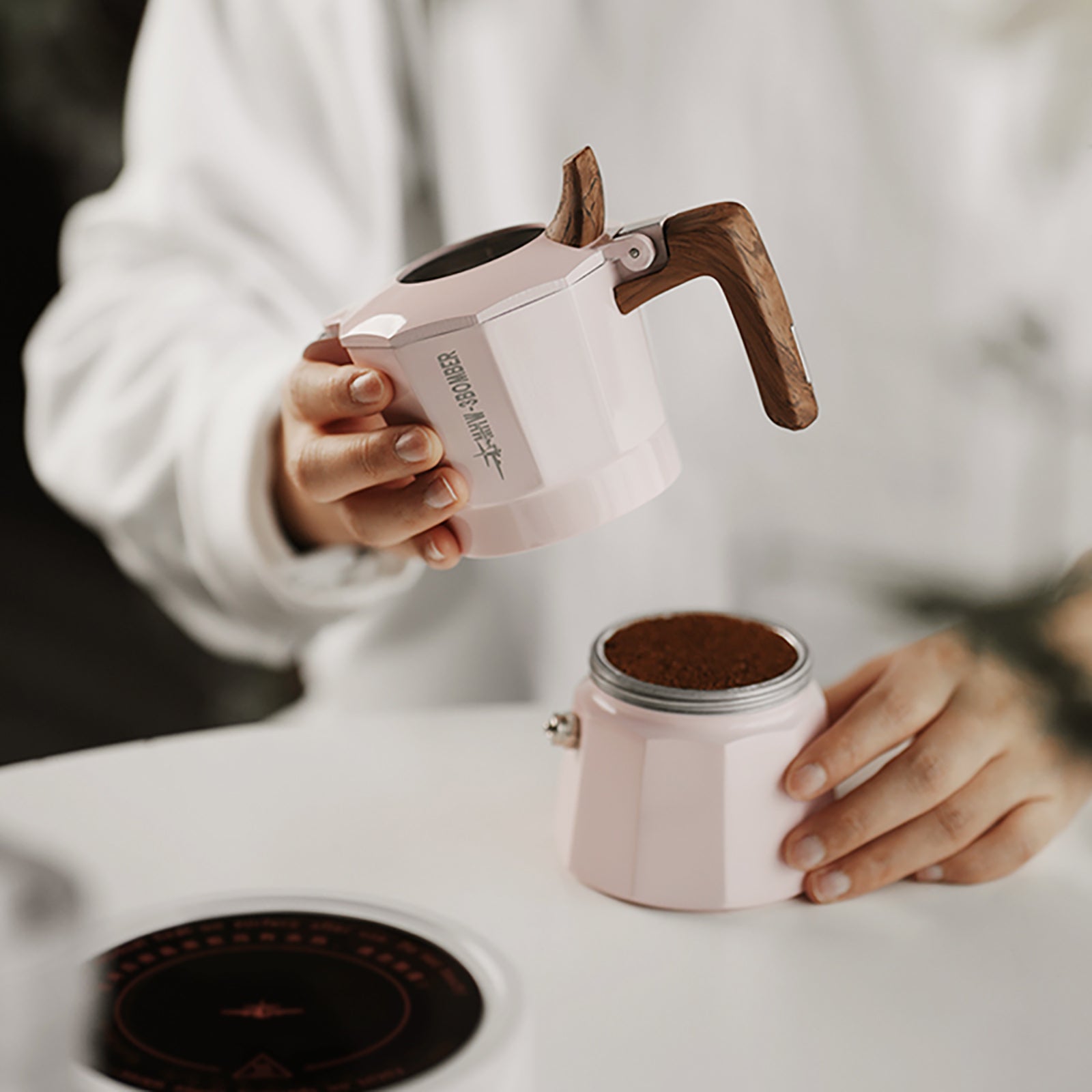 MHW-3BOMBER Double Valve Moka Pot 100ml