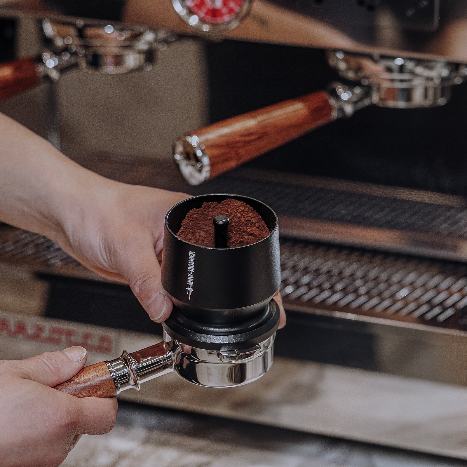 MHW-3BOMBER Espresso Coffee Powder Dosing Funnel