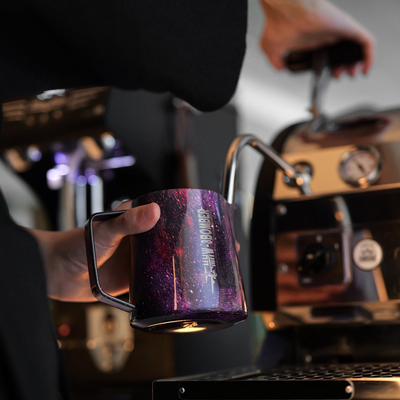 MHW-3BOMBER Latte Art Pitcher 5.0 Purple