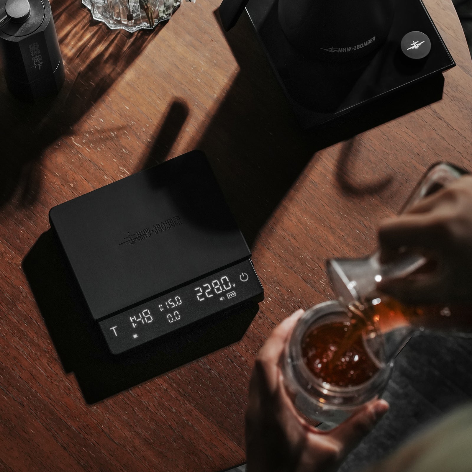 MHW-3BOMBER Cube Coffee Scale 3.0 Pro Max