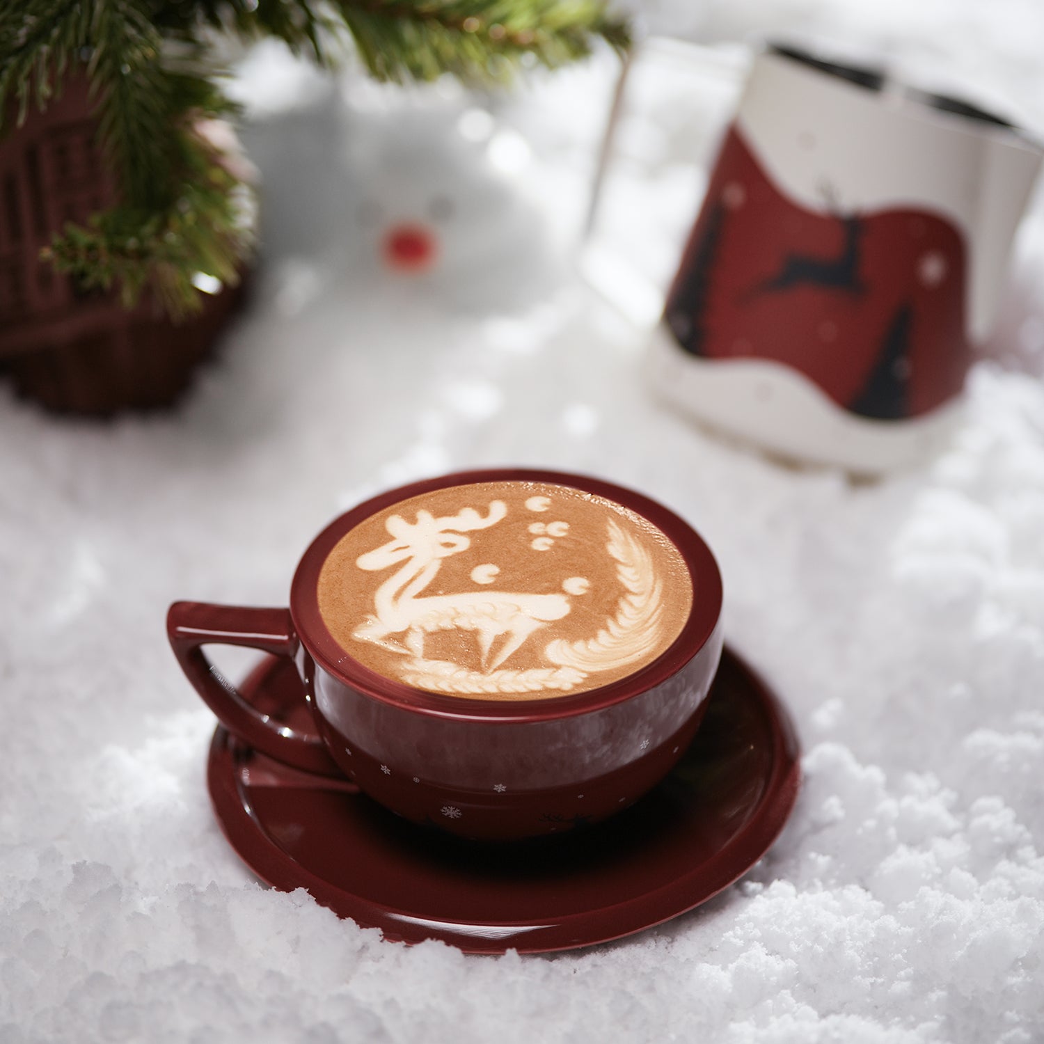 MHW-3BOMBER Christmas Latte Art Set