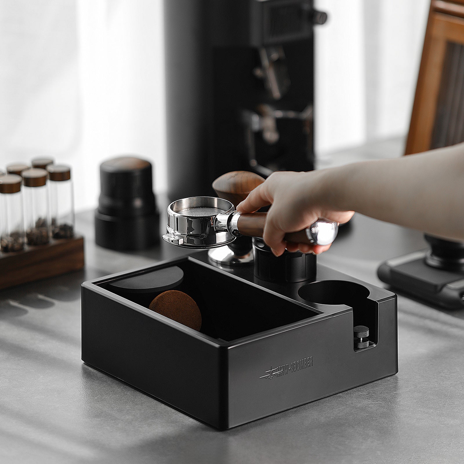 Espresso Accessories Organizer Box