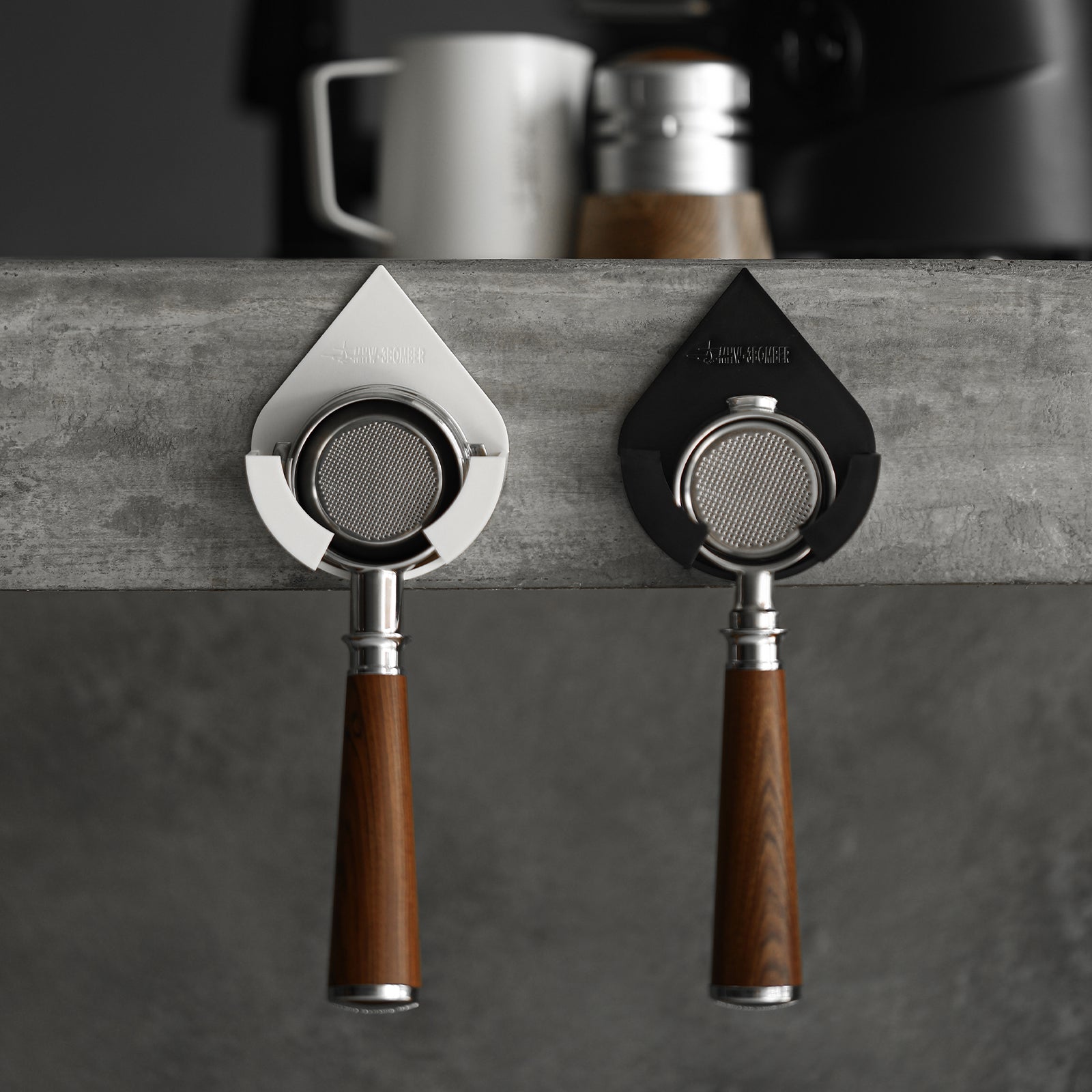 MHW-3BOMBER Droplet Portafilter Holder