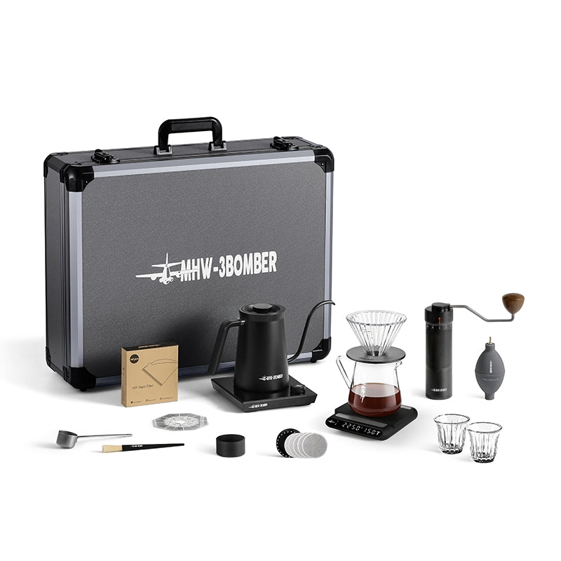 MHW-3BOMBER B-3 Taktischer Koffer 12-tlg. Set Kaffee Geschenke Schwarz