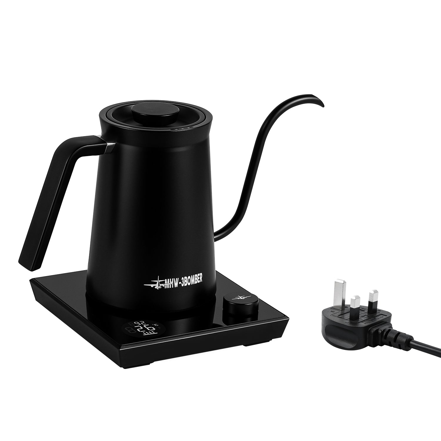 MHW-3BOMBER Assassin Gooseneck Electric Kettle