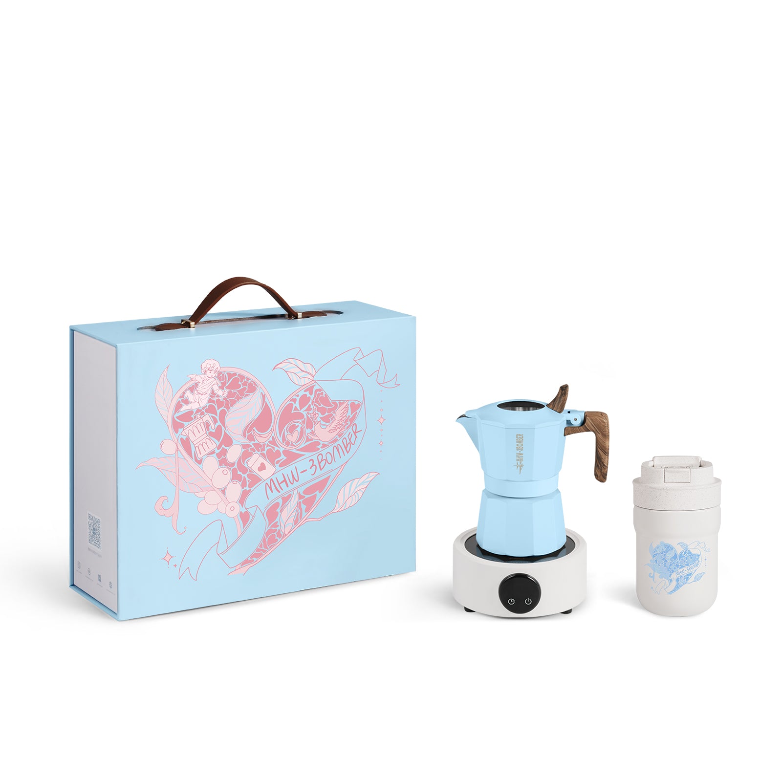 MHW-3BOMBER Flipped Moka Pot Gift Box