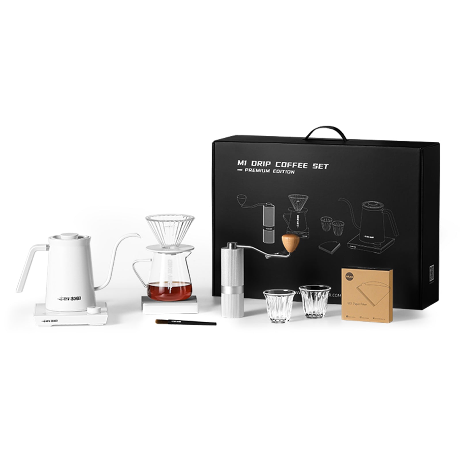 MHW-3BOMBER Assassin M1 Pour Over Coffee Set Deluxe