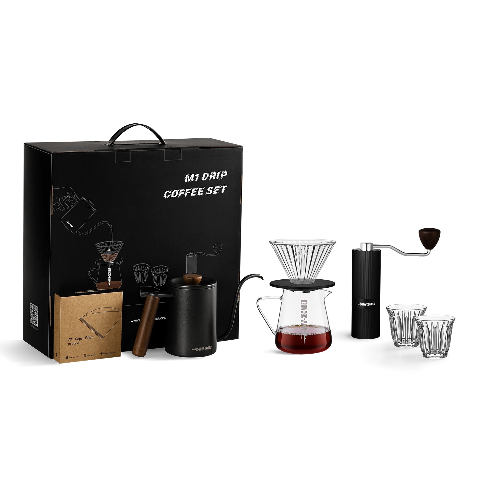 MHW-3BOMBER M1 Drip Coffee Set 7 pcs/10 pcs