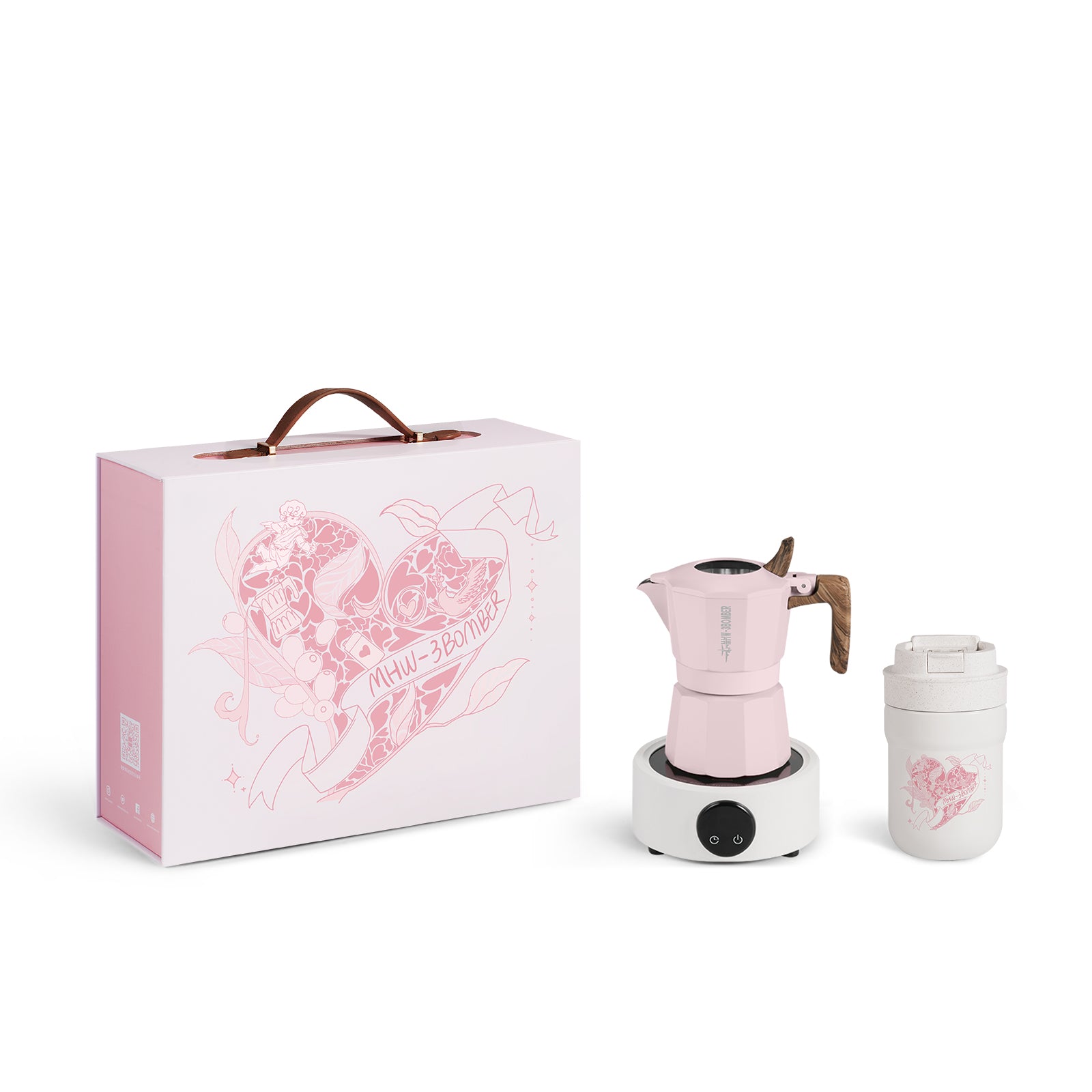 MHW-3BOMBER Flipped Moka Pot Gift Box