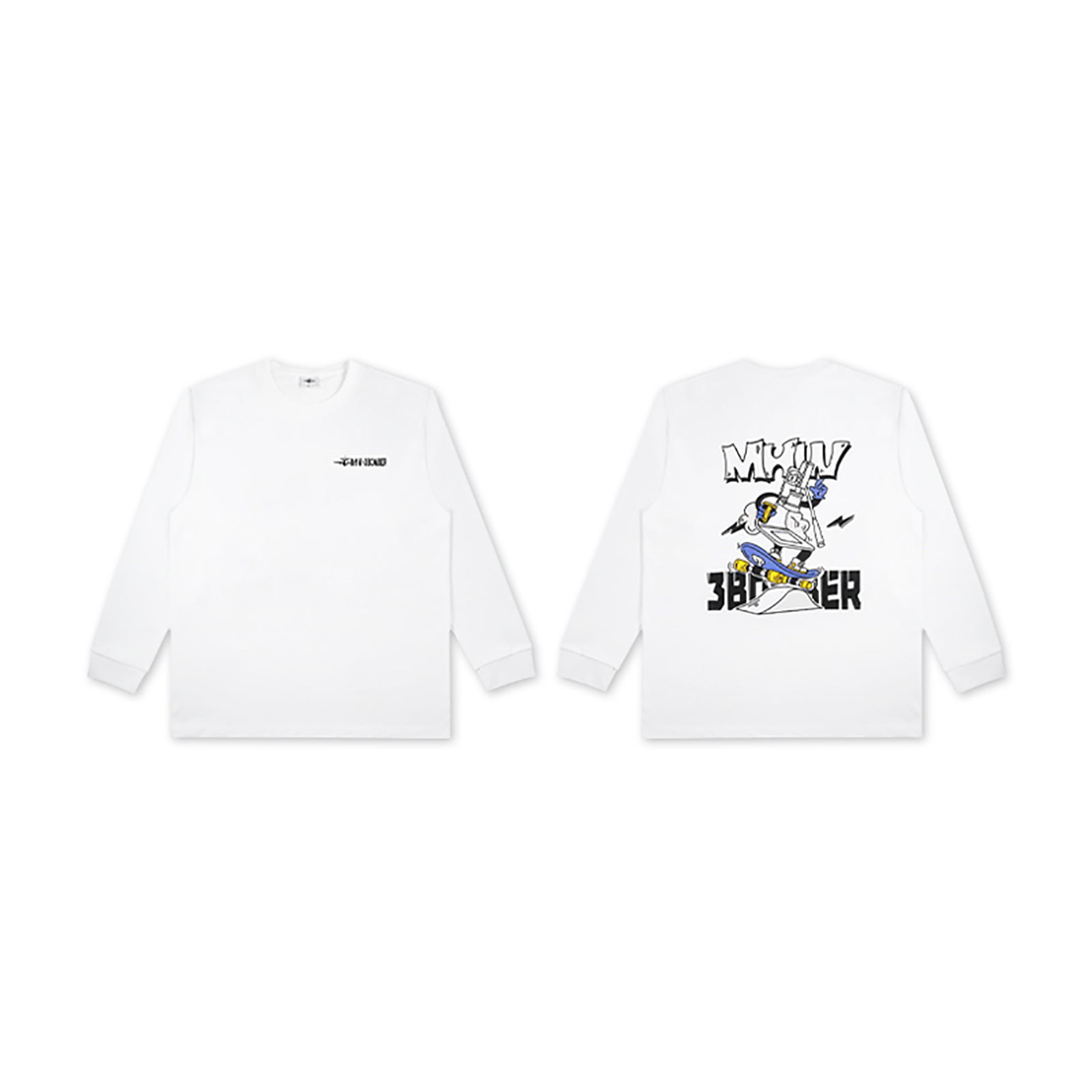 MHW-3BOMBER Long Sleeve Printed T-Shirt